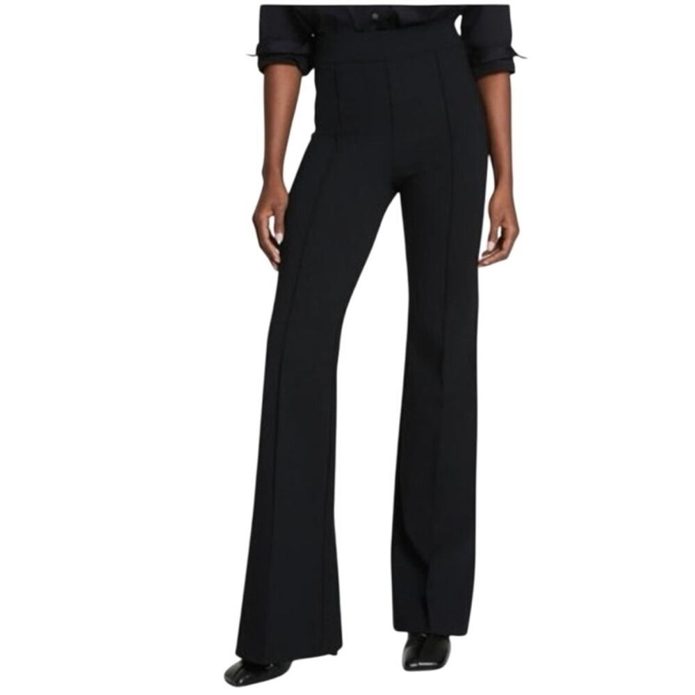 SPANX | pull on black ponte pant flare - Picture 4 of 13